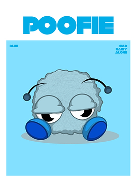 Blue Poofie
