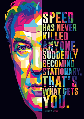 Jeremy Clarkson Pop Art Quote