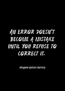 Inspirational Quote About Mistakes