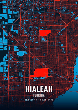 Hialeah City Map