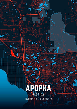 Apopka City Map