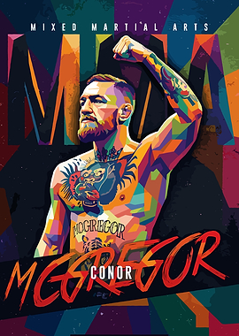 Conor McGregor MMA Pop Art