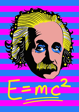 Albert Einstein E=mc² Pop Art