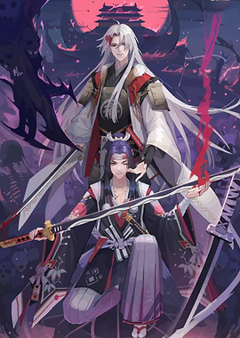 Samurai Warriors with Swords