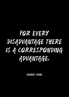 Inspirational Quote on Black Background