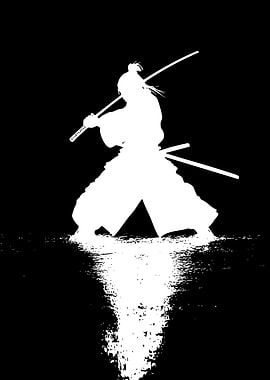 Samurai Warrior Silhouette