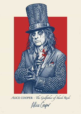 Alice Cooper Shock Rock Portrait