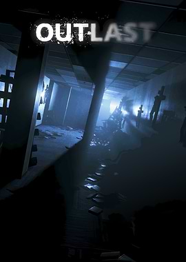 Outlast Video Game Cover Art