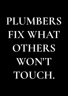 Plumbers Fix What Others Won't Touch