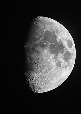 Detailed View of the Moon