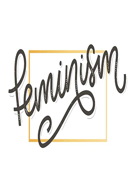 Feminism text art