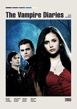The Vampire Diaries TV Show Poster