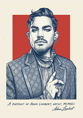 Portrait of Adam Lambert