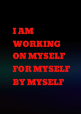 Inspirational Text on Dark Background