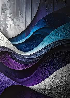 Abstract Wavy Layers