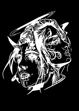 Dual-Faced Character Art