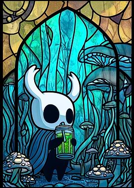 Hollow Knight Character Drinking Potion