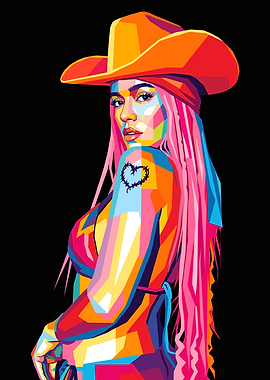 Karol G Pop Art