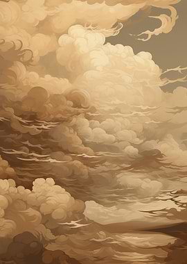 Vintage Dreamy Cloudscape