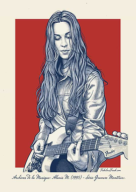 Alanis Morissette with Guitar