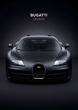 Bugatti Veyron Matte Black