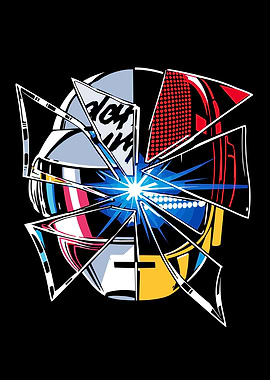 Daft Punk Helmet Explosion