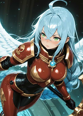 Anime Angelic Warrior