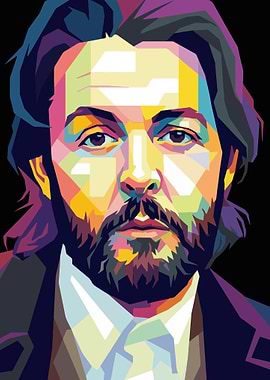 Paul McCartney Pop Art Portrait