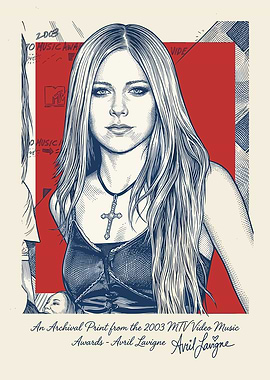 Avril Lavigne MTV Video Music Awards Print