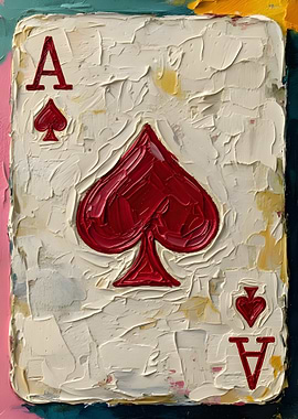 Ace of Spades Painting