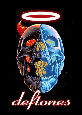 Deftones Skull Angel Devil Halo
