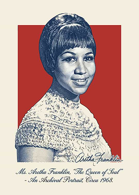 Aretha Franklin Archival Portrait