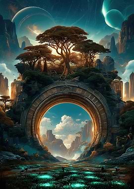Fantasy Portal Landscape