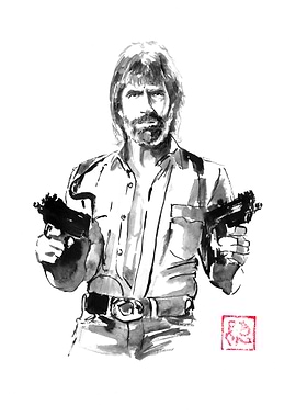 Chuck Norris with Guns