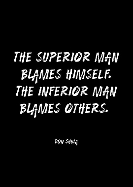 Don Shula quote on blame