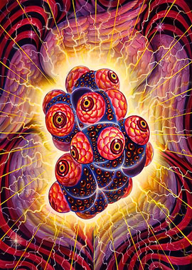 Surreal Eyeball Cluster with Cosmic Energy