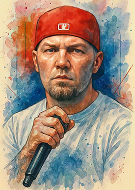 Fred Durst with Microphone