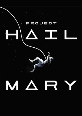Project Hail Mary Astronaut Poster