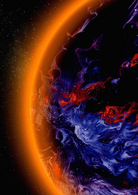 Abstract Cosmic Swirls