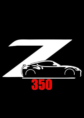 Nissan 350Z Silhouette with Z Logo