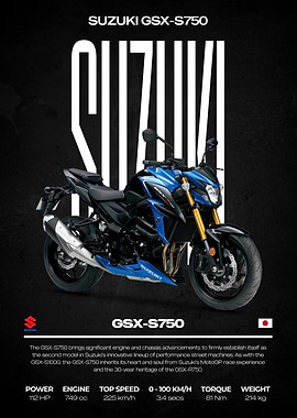 Suzuki GSX-S750 Motorcycle