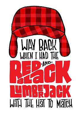 Lumberjack Hat Text Art
