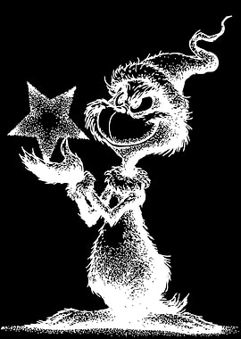 The Grinch Holding a Star