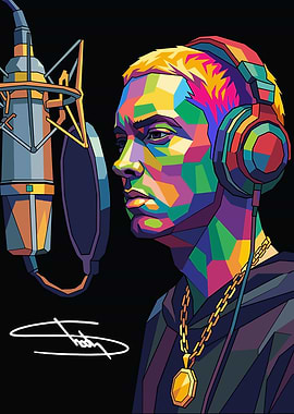 Eminem Pop Art Portrait