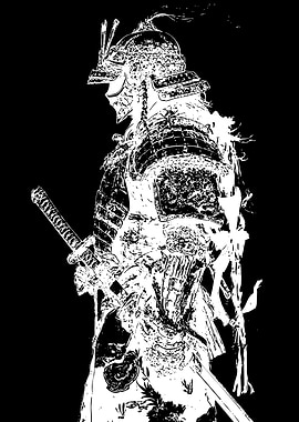 Samurai Warrior with Katana