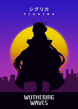 Sigrika Wuthering Waves Silhouette
