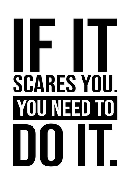 Motivational Quote Text Art