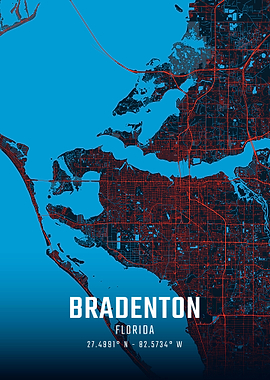 Bradenton City Map