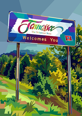 Tennessee Welcome Sign
