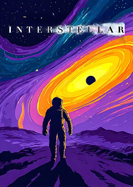 Interstellar Astronaut and Black Hole